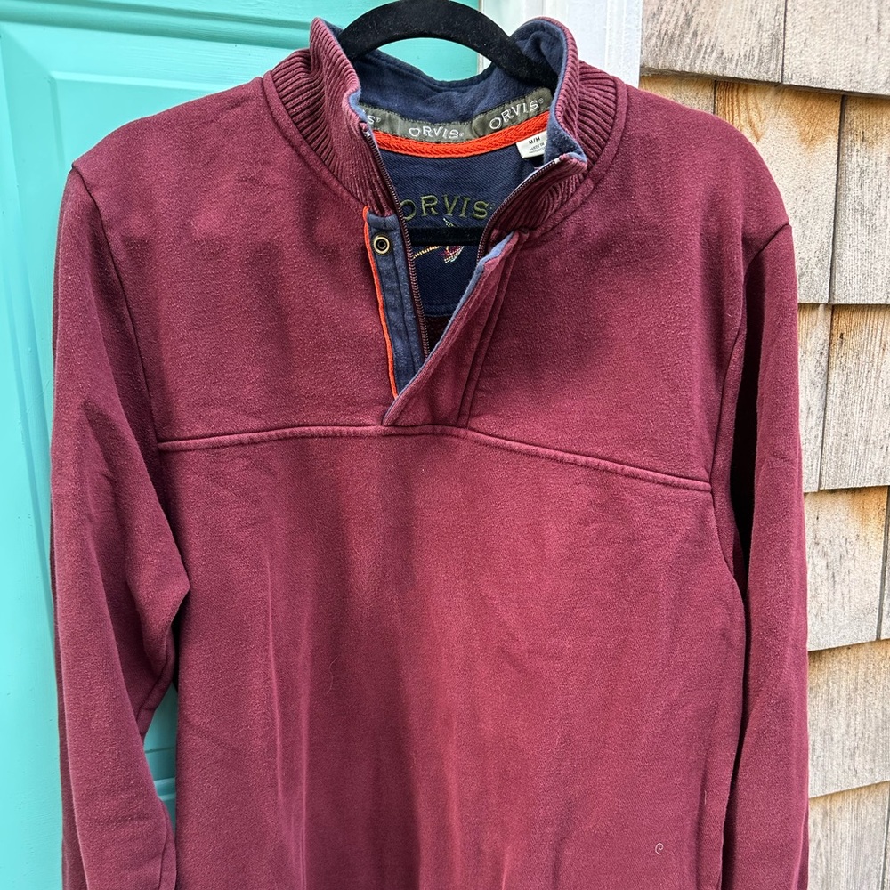 Orvis Burgundy Signature Sweatshirt